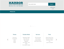 Tablet Screenshot of harborsales.net